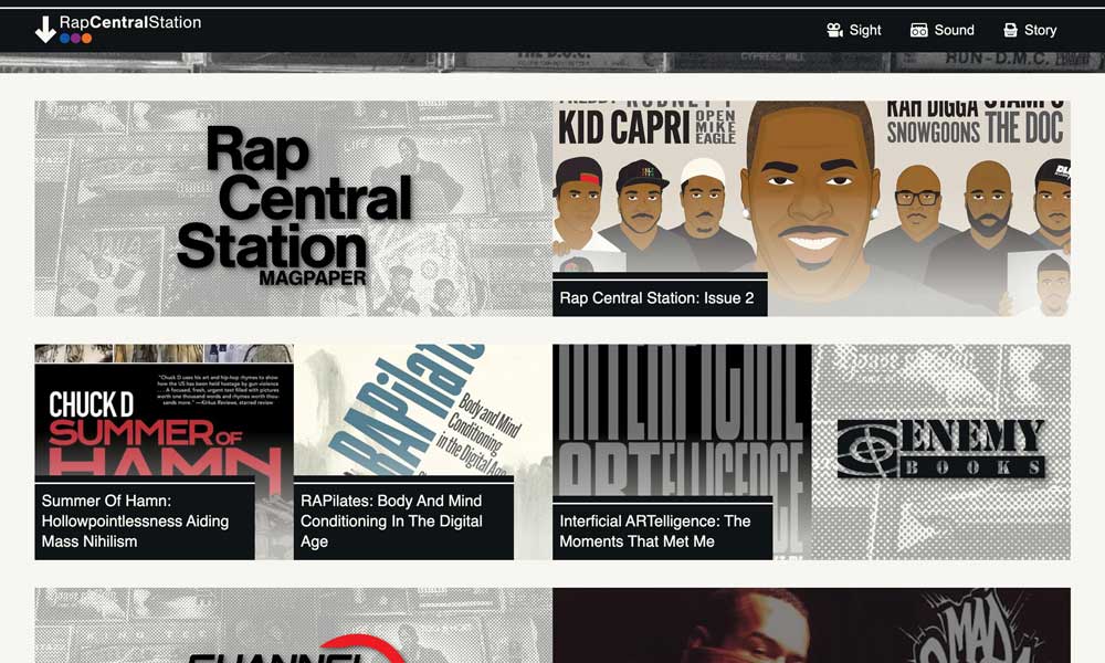 Screenshot of a RapCentralStation.net